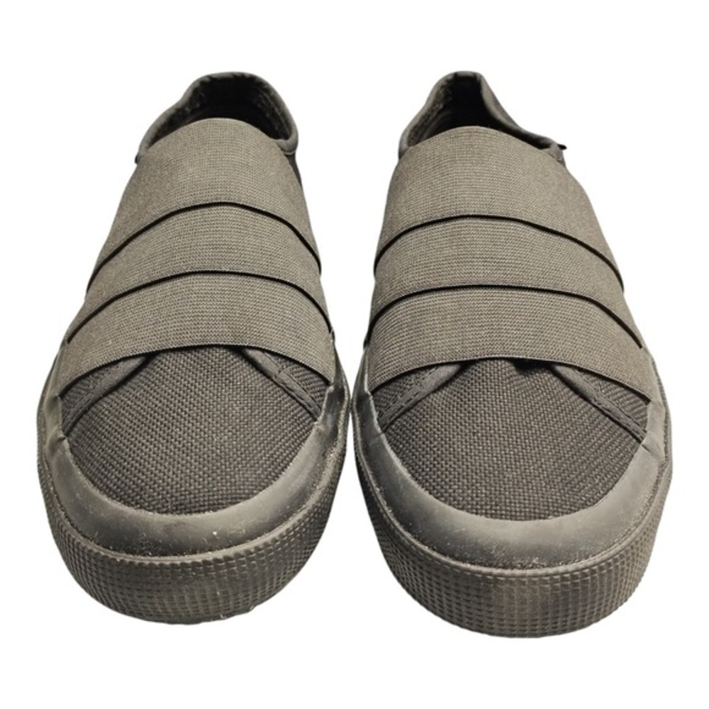 Superga Sneakers Womens US Size‎ 9.5 Black Canvas Comfort Elastic Strap Slip On